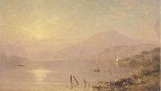 unknow artist Morning on the Hudson painting